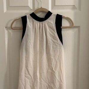 rag & bone Black and White Sleeveless Top